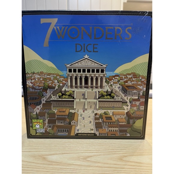 Repos Production Other - 7 Wonders Dice Game Repos Production Roll & Write Family Board RP7DI0101EN New